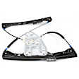 Front and Rear, Driver and Passenger Side Window Regulators, Power, Without Motor