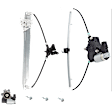 Front And Rear, Passenger Side Power Window Regulator, With Motor