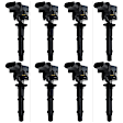 Ignition Coils, Set of 8, 6/8 Cylinders, 2.5/3.0/3.5/4.7/5.5L Engines