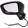 Driver and Passenger Side Mirror, Power Adjust, Non-Heated, Manual Folding, Paintable, No Signal Light, No Memory, No Puddle Light, No Auto-Dim, No Blind Spot Feature