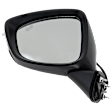 Driver and Passenger Side, Mirrors, Power Adjust, Heated, Manual Folding, Paintable, In-housing Signal Light, No Memory, No Puddle Light, No Auto-Dimming, with Blind Spot Detection in Glass