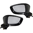Driver and Passenger Side Mirror, Power Adjust, Non-Heated, Manual Folding, Paintable, In-housing Signal Light, No Memory, No Puddle Light, No Auto-Dim, With Blind Spot Detection in Glass