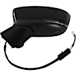 Driver and Passenger Side Mirror, Power Adjust, Non-Heated, Manual Folding, Paintable, In-housing Signal Light, No Memory, No Puddle Light, No Auto-Dim, With Blind Spot Detection in Glass
