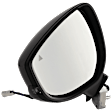 Driver and Passenger Side Mirror, Power Adjust, Non-Heated, Manual Folding, Paintable, No Signal Light, No Memory, No Puddle Light, No Auto-Dim, With Blind Spot Detection in Glass