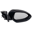 Driver and Passenger Side Mirror, Power Adjust, Heated, Manual Folding, Paintable, No Signal Light, No Memory, No Puddle Light, No Auto-Dim, With Blind Spot Detection in Glass