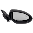 Driver and Passenger Side Mirror, Power Adjust, Heated, Manual Folding, Paintable, No Signal Light, No Memory, No Puddle Light, No Auto-Dim, With Blind Spot Detection in Glass