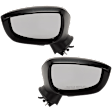 Driver and Passenger Side Mirror, Power Adjust, Non-Heated, Manual Folding, Paintable, No Signal Light, No Memory, No Puddle Light, No Auto-Dim, No Blind Spot Feature