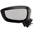 Driver and Passenger Side Mirror, Power Adjust, Non-Heated, Manual Folding, Paintable, No Signal Light, No Memory, No Puddle Light, No Auto-Dim, No Blind Spot Feature