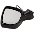 Driver and Passenger Side Mirror, Power Adjust, Non-Heated, Manual Folding, Paintable, No Signal Light, No Memory, No Puddle Light, No Auto-Dim, No Blind Spot Feature
