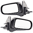 Driver and Passenger Side Non-Towing Mirrors, Manual Adjust, Manual Folding, Non-Heated, Textured Black, No Signal Light, No Memory, No Puddle Light, No Auto-Dimming