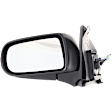 Driver and Passenger Side Mirrors, Power Adjust, Manual Folding, Non-Heated, Paintable, No Signal Light, No Memory, No Puddle Light, No Auto-Dimming, No Blind Spot Feature