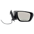 Driver and Passenger Side Mirror, Power Adjust, Heated, Manual Folding, Paintable, No Signal Light, No Memory, No Puddle Light, No Auto-Dim, No Blind Spot Feature