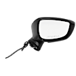 Driver and Passenger Side Mirrors, Power Adjust, Manual Folding, Heated, Paintable, In-housing Signal Light, No Memory, No Puddle Light, No Auto-Dimming, No Blind Spot Feature