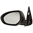 2010 Mazda 3 - Driver and Passenger Side Mirror, Power Adjust, Heated, Paintable, Manual Folding, In-housing Signal Light, No Blind Spot Feature, Without Memory Recall, No Puddle Light, No Auto-Dimming, Hatchback