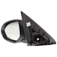 2010 Mazda 3 - Driver and Passenger Side Mirror, Power Adjust, Heated, Paintable, Manual Folding, In-housing Signal Light, No Blind Spot Feature, Without Memory Recall, No Puddle Light, No Auto-Dimming, Hatchback