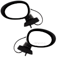 Driver and Passenger Side Mirrors, Power Adjust, Manual Folding, Non-Heated, Paintable, No Signal Light, No Memory, No Puddle Light, No Auto-Dimming, No Blind Spot Feature