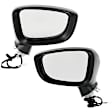 Driver and Passenger Side Mirrors, Power Adjust, Manual Folding, Non-Heated, Paintable, In-housing Signal Light, No Memory, No Puddle Light, No Auto-Dimming, No Blind Spot Feature