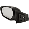 Driver and Passenger Side Mirror, Power Adjust, Heated, Manual Folding, Paintable, In-housing Signal Light, No Memory, No Puddle Light, No Auto-Dim, With Blind Spot Detection in Glass