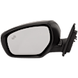 Driver and Passenger Side Mirror, Power Adjust, Heated, Manual Folding, Paintable, In-housing Signal Light, No Memory, No Puddle Light, No Auto-Dim, With Blind Spot Detection in Glass