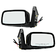Driver and Passenger Side Mirrors, Power Adjust, Manual Folding, Non-Heated, Paintable, No Signal Light, No Memory, No Puddle Light, No Auto-Dimming, No Blind Spot Feature