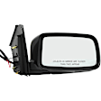 Driver and Passenger Side Mirrors, Power Adjust, Manual Folding, Non-Heated, Paintable, No Signal Light, No Memory, No Puddle Light, No Auto-Dimming, No Blind Spot Feature