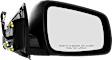 Driver and Passenger Side Mirrors, Power Adjust, Manual Folding, Non-Heated, Textured Black, No Signal Light, No Memory, No Puddle Light, No Auto-Dimming, No Blind Spot Feature