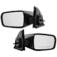 Driver and Passenger Side, Mirrors, Power Adjust, Non-Heated, Non-Folding, Textured Black