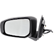 Driver and Passenger Side Mirrors, Power, Manual Folding, Non-Heated, Paintable, In-housing Signal Light, No Memory, No Puddle Light, No Auto-Dimming, No Blind Spot Feature