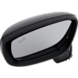 Driver and Passenger Side Mirror, Power Adjust, Heated, Power Folding, Paintable, In-housing Signal Light, No Memory, No Puddle Light, No Auto-Dim, With Blind Spot Detection in Glass