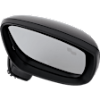 Driver and Passenger Side Mirror, Power Adjust, Heated, Power Folding, Paintable, In-housing Signal Light, No Memory, No Puddle Light, No Auto-Dim, With Blind Spot Detection in Glass