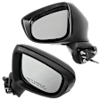 Driver and Passenger Side Mirror, Power Adjust, Heated, Manual Folding, Paintable, In-housing Signal Light, No Memory, No Puddle Light, No Auto-Dim, No Blind Spot Feature