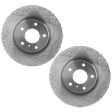Front Brake Discs, Plain Surface, Vented
