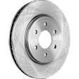 Front Brake Discs, Plain Surface, Vented, 6 Lugs, 11.65 in. Disc Diameter, 3.5/3.8/4.0L Engines