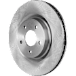 Front Brake Discs, Plain Surface, Vented