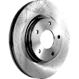 2016 Nissan Sentra - Front and Rear Brake Disc, Natural Finish, Plain Surface, 5 Lugs, Front-279.91 mm/Rear-291.59 mm, With Rear Disc Brake, 1.8L 4Cyl