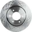 Front Brake Disc, Natural Finish, Plain Surface, Vented, 6 Lugs, 350.01 mm, 5.6L, 8Cyl