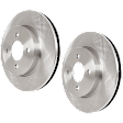2014 Nissan Versa Note - Front Brake Disc, Plain Surface, Vented, 4 Lugs, 260 mm, 1.6L 4Cyl