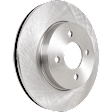 2014 Nissan Versa Note - Front Brake Disc, Plain Surface, Vented, 4 Lugs, 260 mm, 1.6L 4Cyl