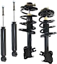 Front and Rear, Driver and Passenger Side Shock and Fully Loaded Strut