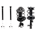 Front and Rear, Driver and Passenger Side Shock and Fully Loaded Strut