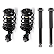 Front and Rear, Driver and Passenger Side Shock and Fully Loaded Strut