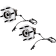 Front, Driver and Passenger Side Wheel Hub, 6 Lugs, With Bearing