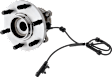 Front, Driver and Passenger Side Wheel Hub, 6 Lugs, With Bearing