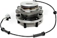 Front, Driver and Passenger Side Wheel Hub, 6 Lugs, With Bearing, With Sensor, RWD