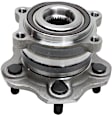 2-Wheel Set Rear, Driver and Passenger Side Wheel Hubs, 5 Lugs, with Bearing, 5 x 4.5 in. Bolt Pattern