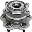 2-Wheel Set Rear, Driver and Passenger Side Wheel Hubs, 5 Lugs, with Bearing, 5 x 4.5 in. Bolt Pattern