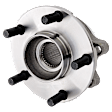 4-Wheel Set Front and Rear, Driver and Passenger Side Wheel Hubs, With Bearings, For Models with 32-Spline Teeth