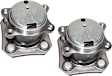2-Wheel Set Rear, Driver and Passenger Side Wheel Hubs, With Bearing, Naturally Aspirated, DOHC, GAS, 4-Door, Sedan, With ABS Brakes