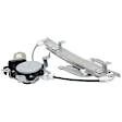 Front and Rear, Passenger Side Window Regulators, Power, With Motor