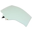 2014-2017 Nissan Rogue - Front, Driver and Passenger Side Door Glasses, Green Tint, USA Built Vehicle, Replaces NAGS No. FD26154 GTYN, FD26155 GTYN